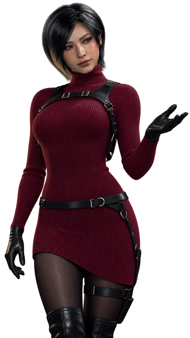 Ada Wong gesticulando em direção aos sinais de que o PC precisa de um upgrade